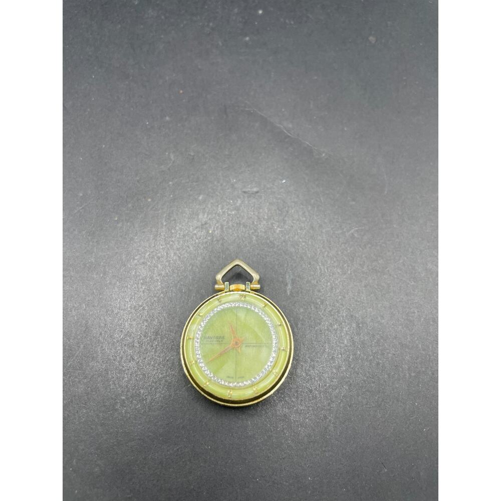 Vintage Navarre 17 Jewels Swiss Made Mechanical Wind Up Necklace Pendant Watch